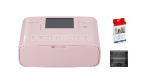 캐논코리아정품 포토프린터 SELPHY CP1300 (Pink) + PCC-CP400 + KC-36IP