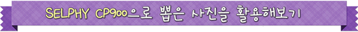뽑은 사진을 활용해보기