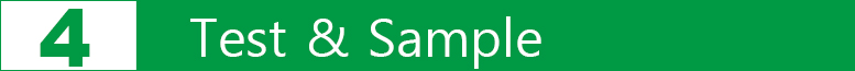 Test & Sample