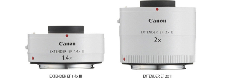 EXTENDER EF1.4x III, EXTENDER EF2x III