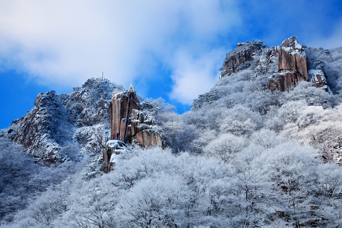 대둔산 설경