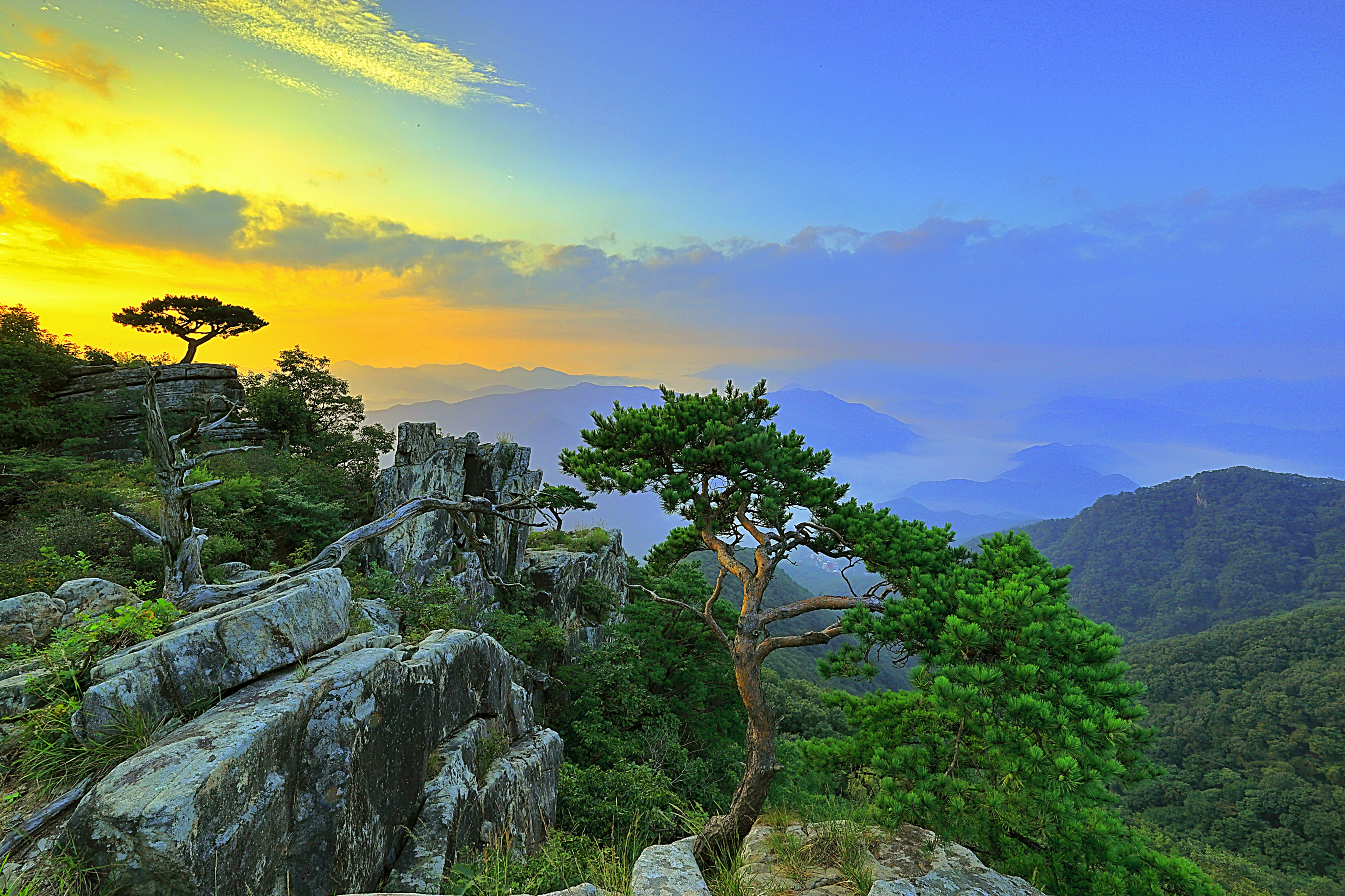 대둔산 생애대 아침