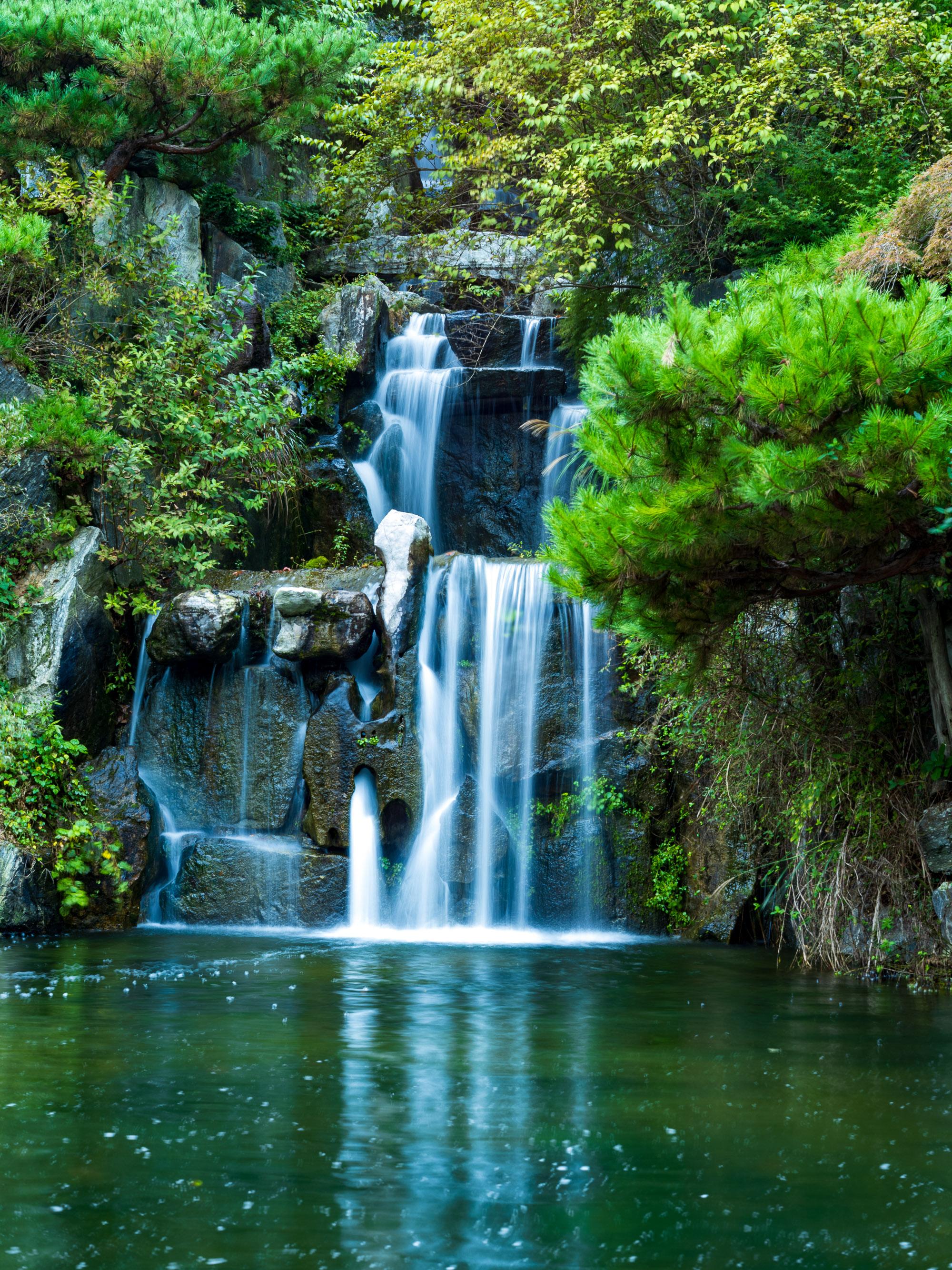 여유로운 물줄기
