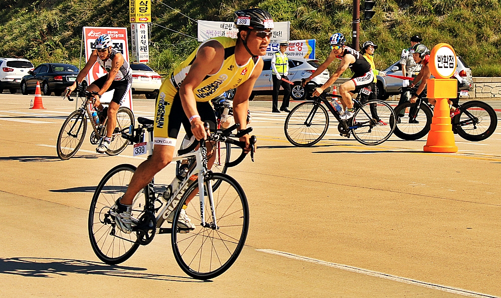 철인3종,싸이클40km경주