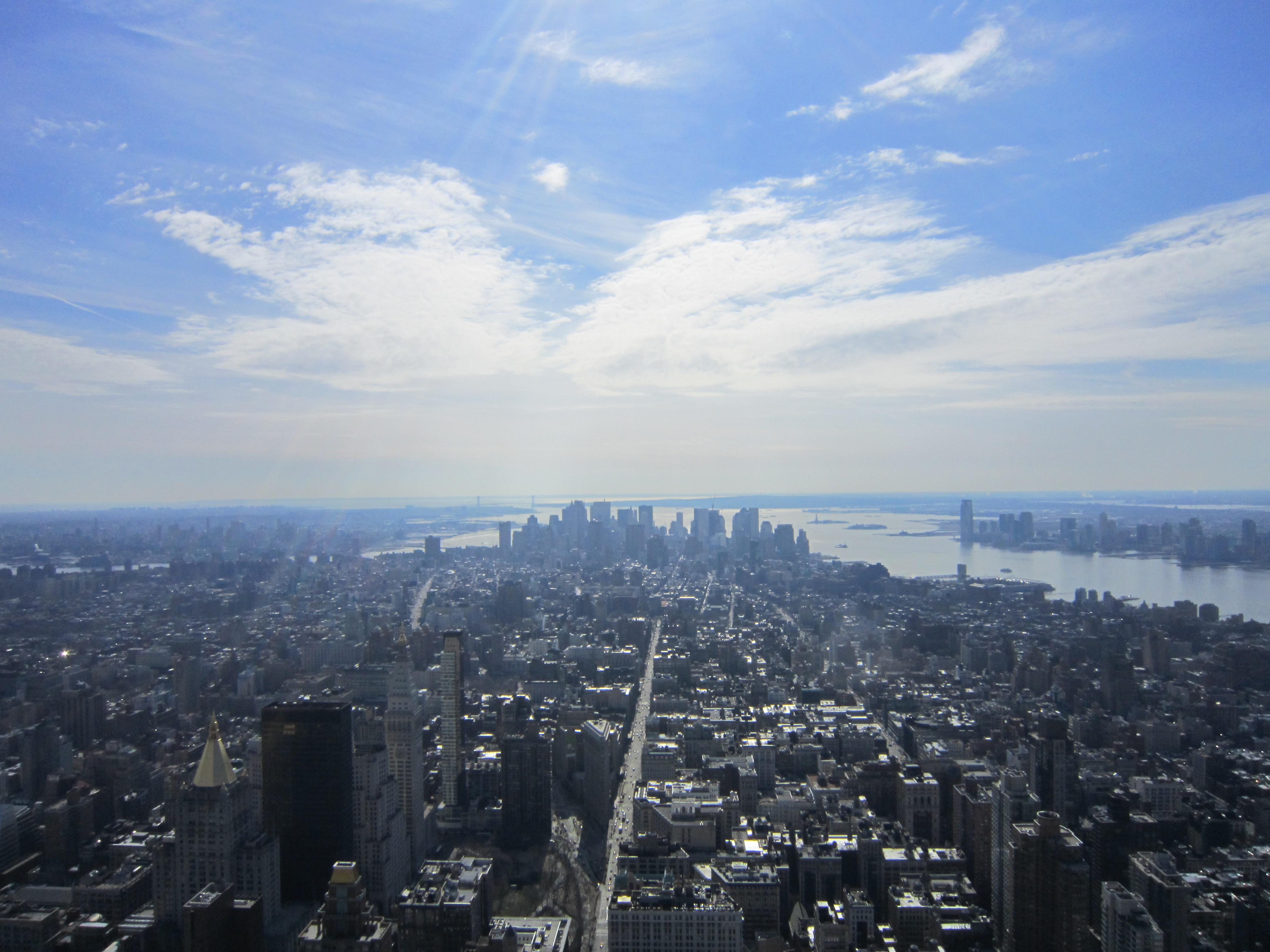 엠파이어스테이트빌딩에서바라본뉴욕