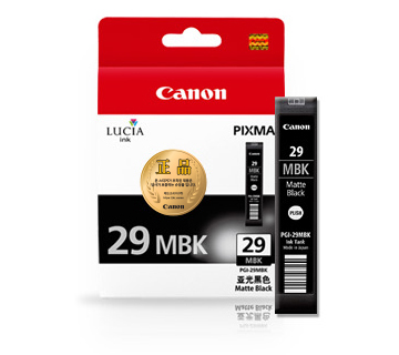 PGI-29 MBK 잉크 카트리지 이미지 입니다.
