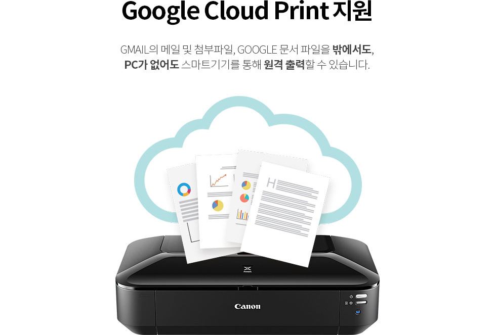 구글 프린트 지원 설명 이미지입니다.