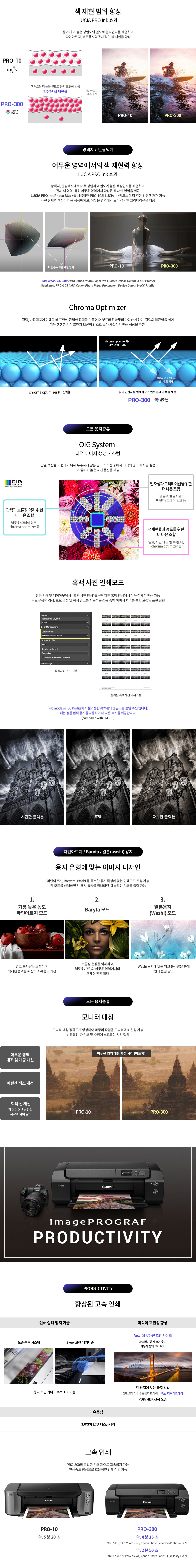 PRO-300 제품 특징 설명